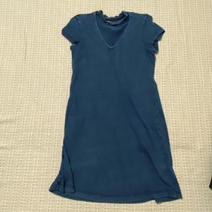 Faux denim AE dress